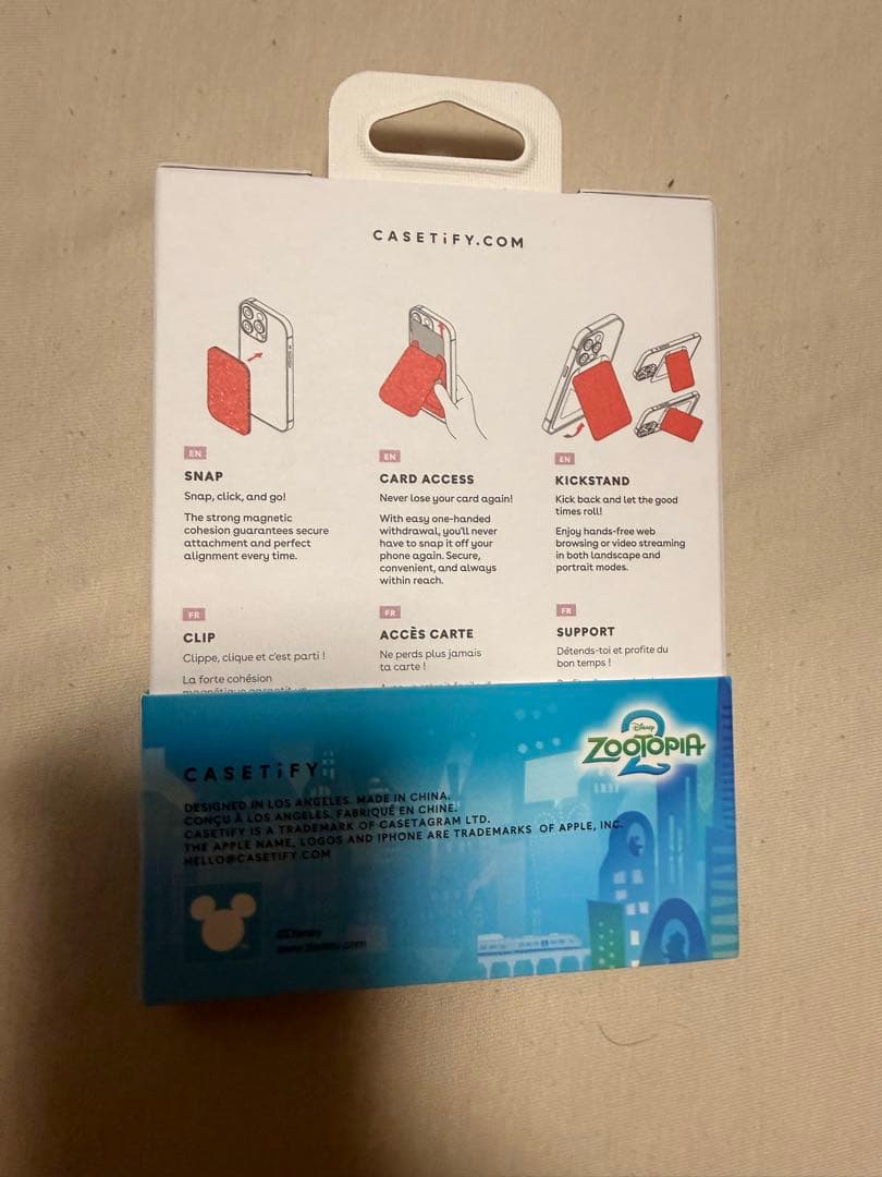 ズートピア2 iPhoneケース&カードホルダースタンドセット