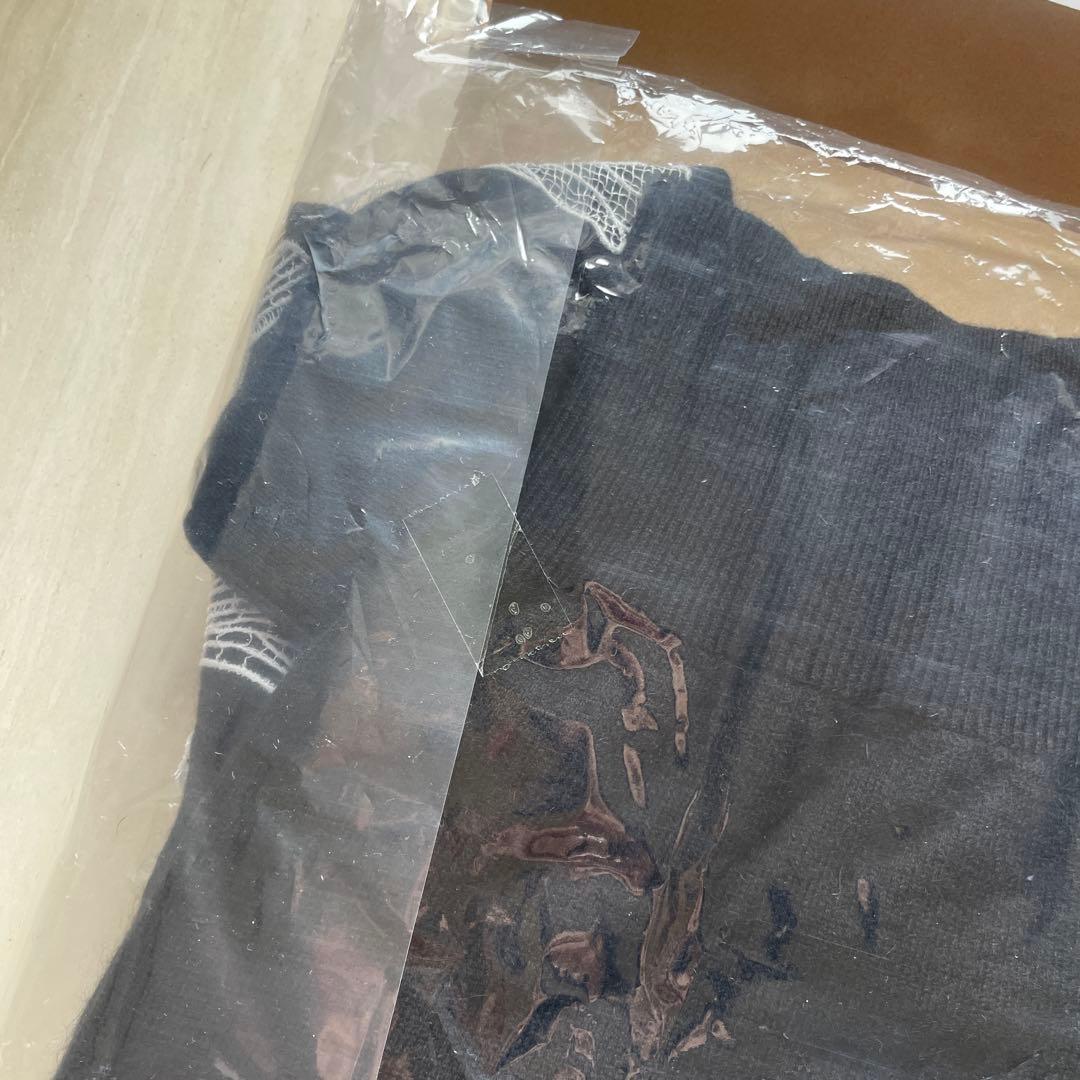 polaura ポローラ　レースフリルカーディガン