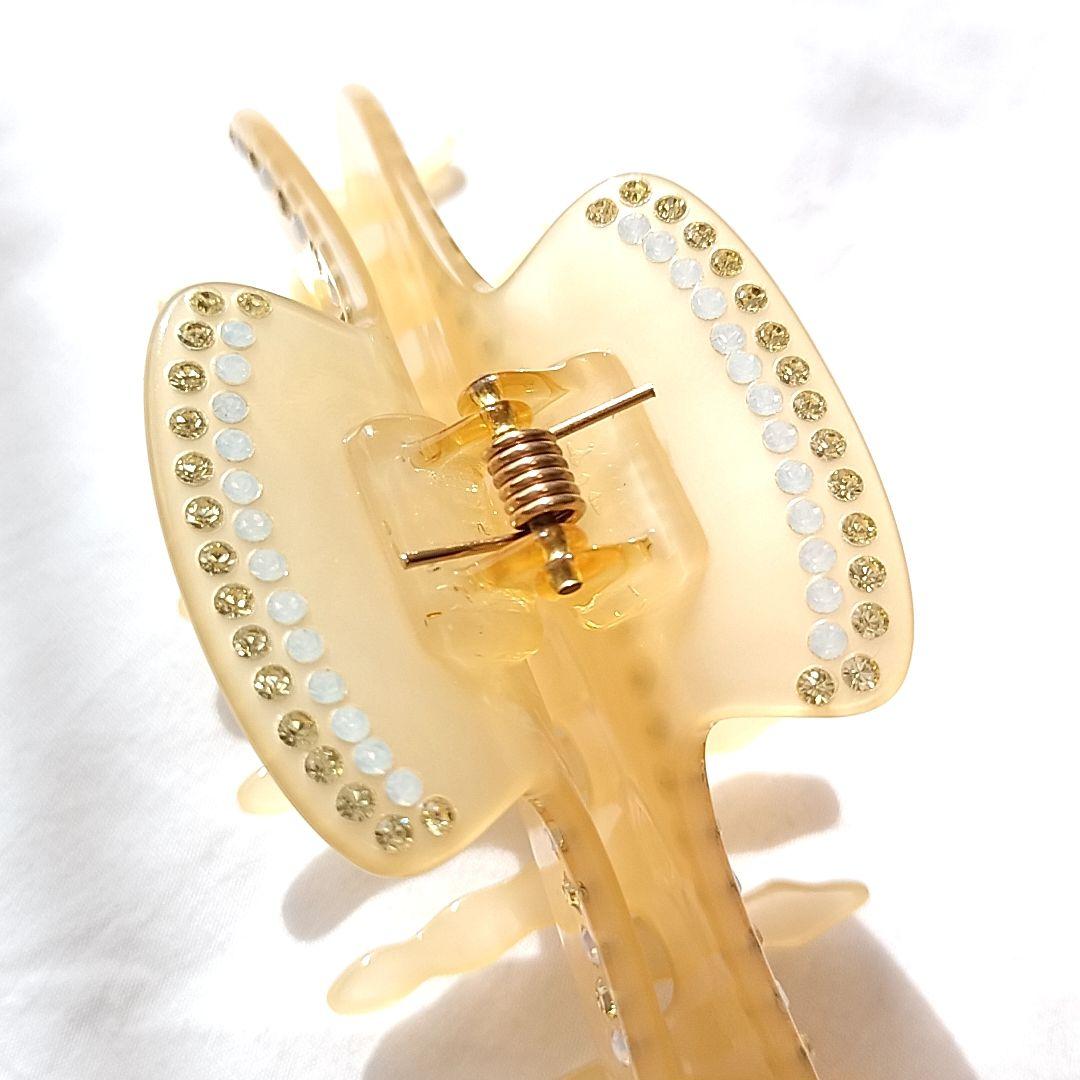 ALEXANDRE DE PARIS ヘアクリップ Lサイズ バレッタ ストーン