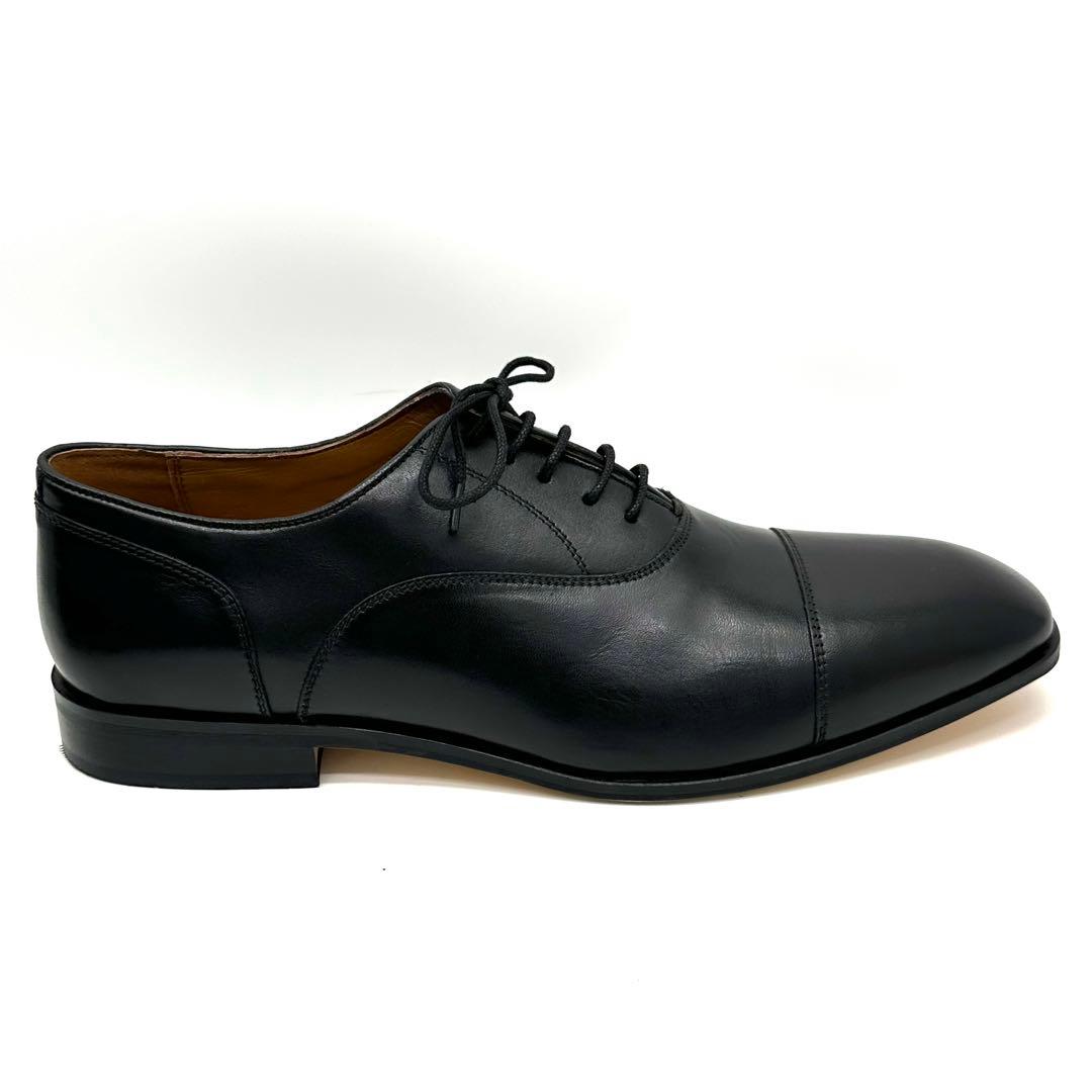 〈新品〉alfredoBANNISTER【27.5cm】ストレートチップ 黒