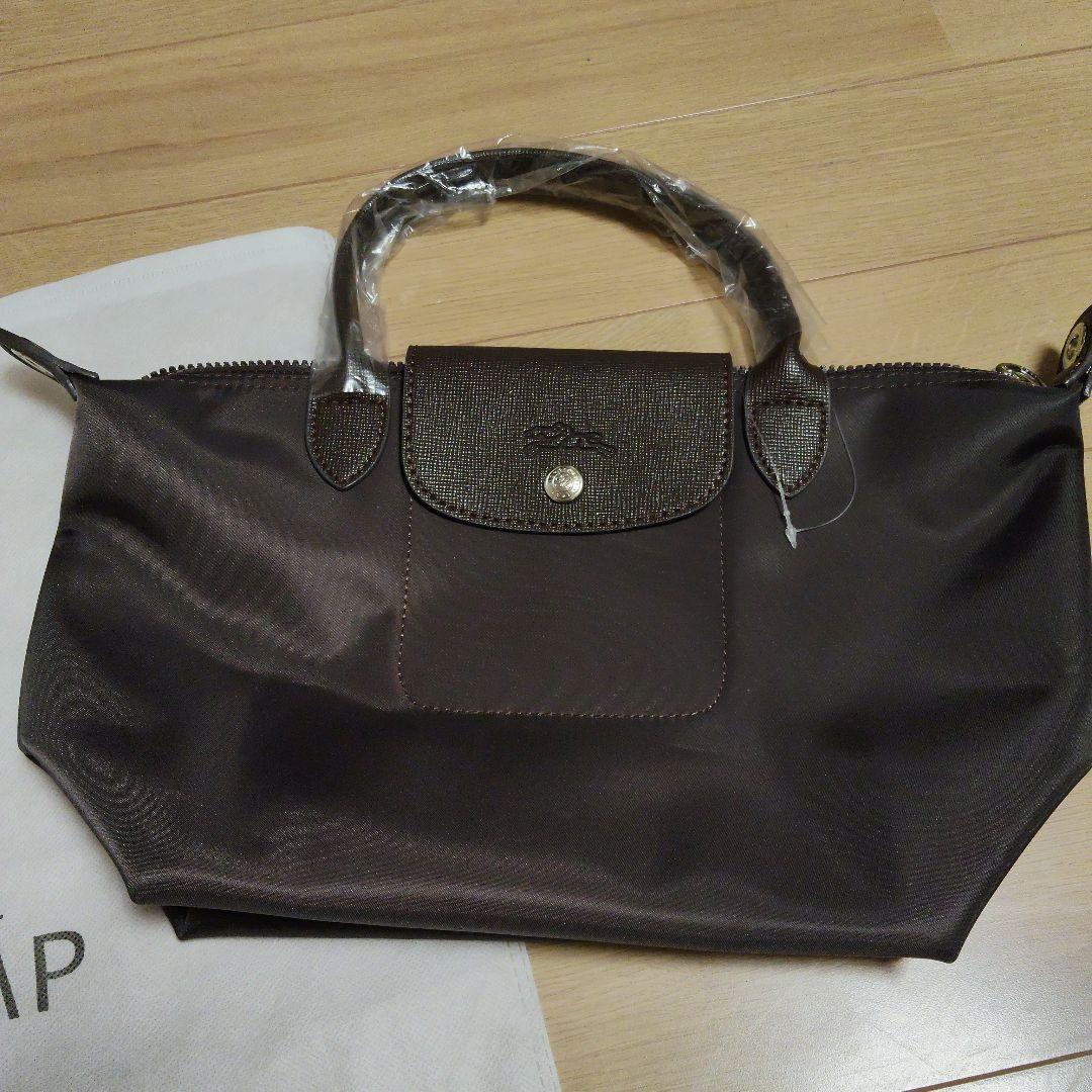 Longchamp ネオ ショルダーバッグ S チョコ