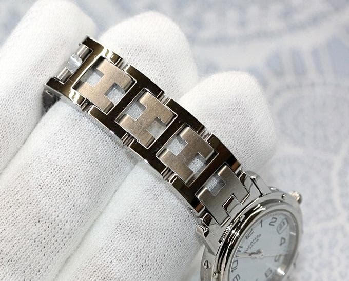 HERMES　CL4.210　WhiteDial　エルメス　クリッパー 040