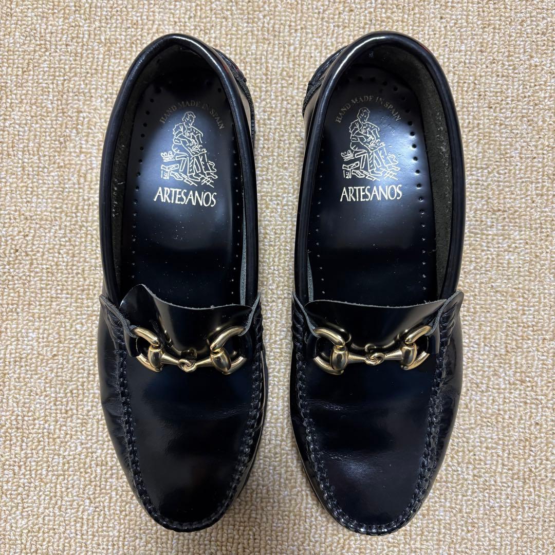 みこちゃん様 アルテサノス ビットローファー 23.5 本革 ホースビッド