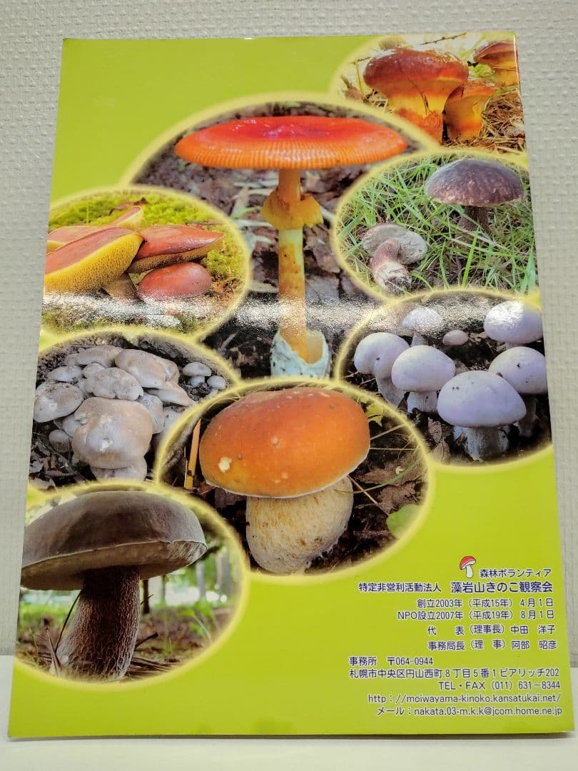 『藻岩山の森林と関わるきのこたち＆札幌近郊林のきのこ』大型本 完売本 稀覯本