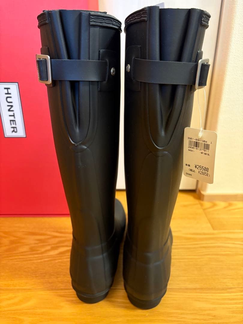 HUNTER長靴ブラック　黒