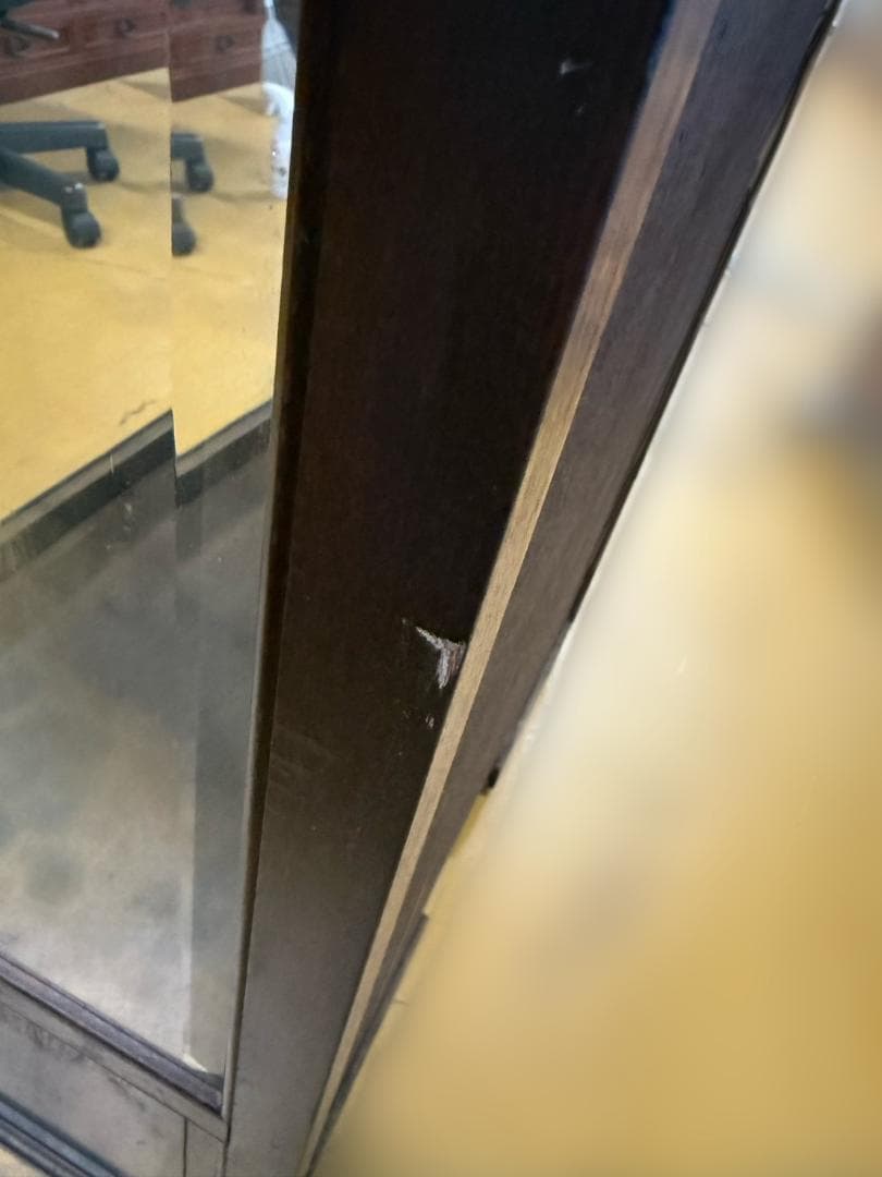 ガラス製ディスプレイキャビネット 木製 ショーケース