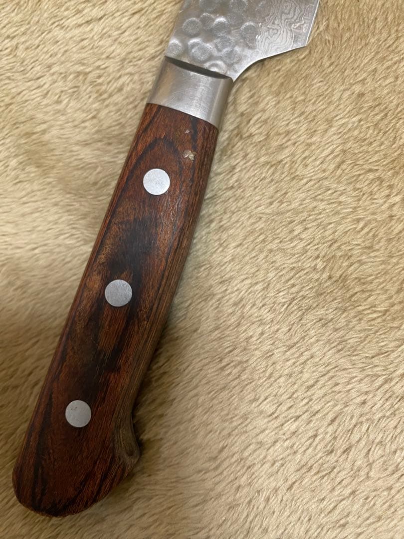 堺 孝行 AUS10 45層ダマスカス ペティーナイフ 300mm