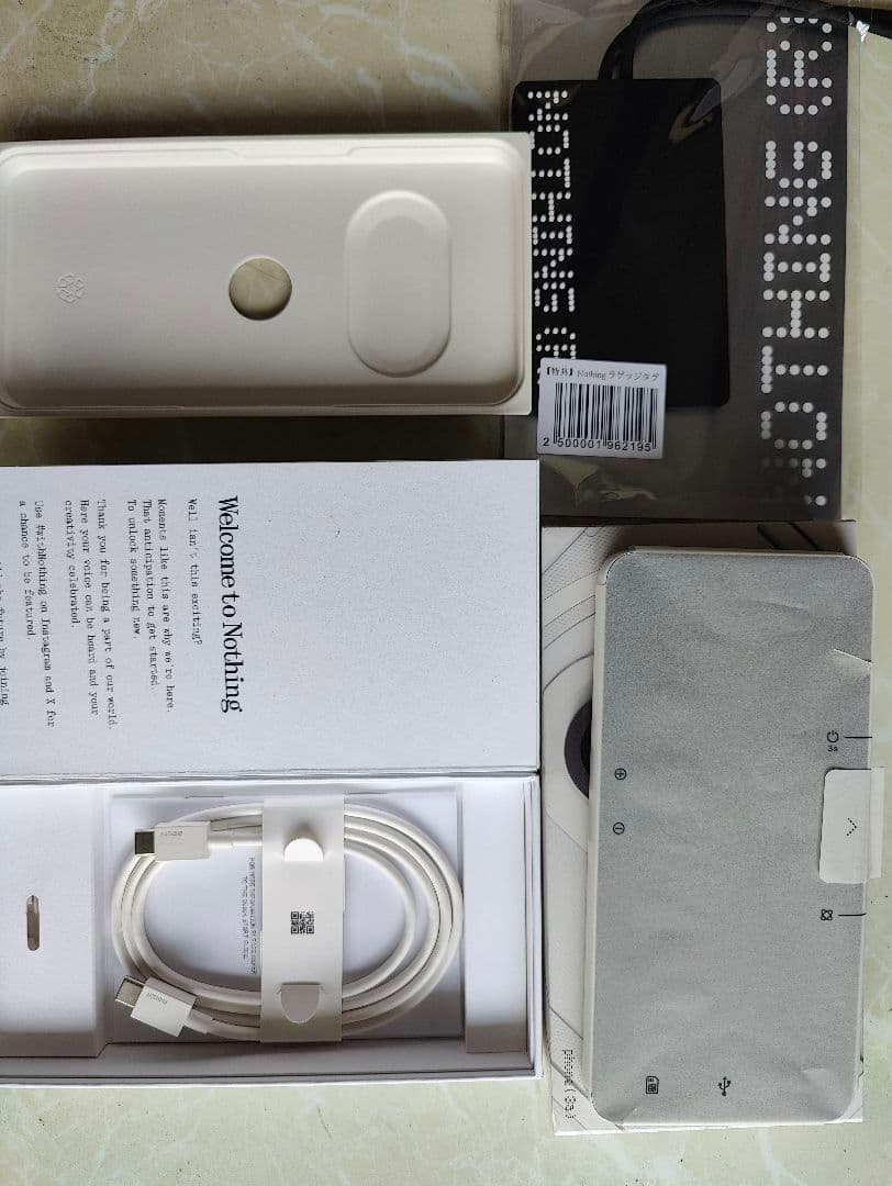 美品Nothing Phone (3a) ホワイト 付属品アクセサリー付