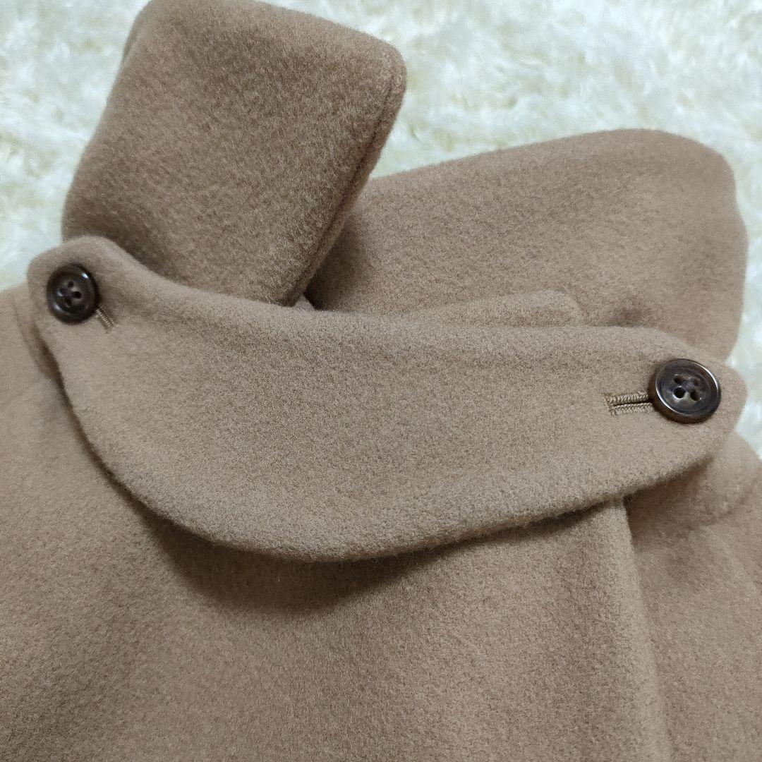 ティッカ　テントコート　スタンドカラー　キャメル