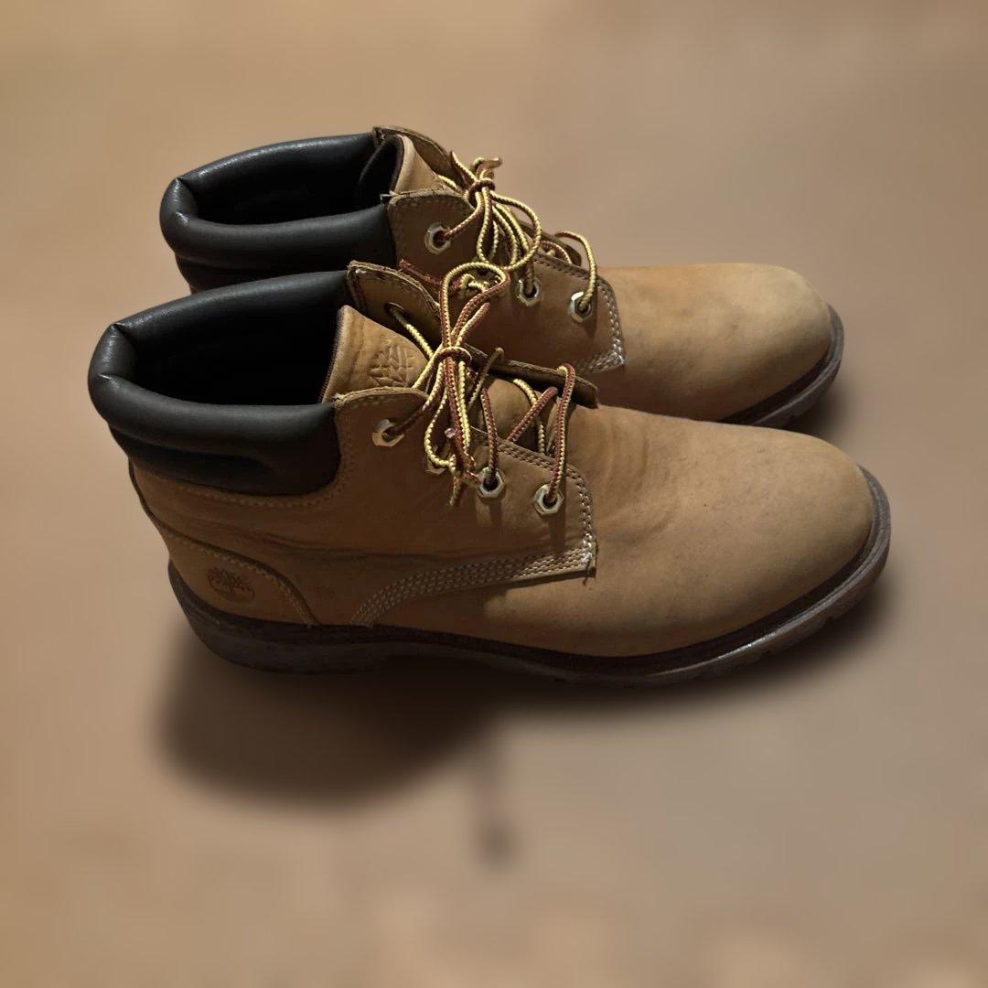 Timberland ベージュ スエード ワークブーツ 新品未使用