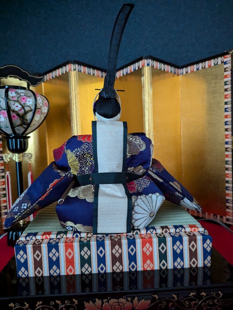 【値下げ】親王飾り ひな祭 伝統的雛人形 ミニチュア 昭和レトロ 70ビンテージ