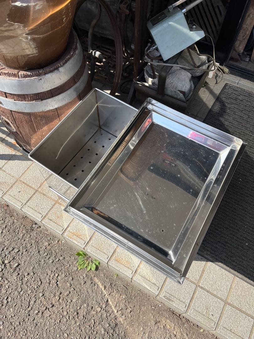 蒸し器 、2段 、ステンレス 、角蒸し器、蒸器・蒸篭・蒸籠・せいろ ・飲食店