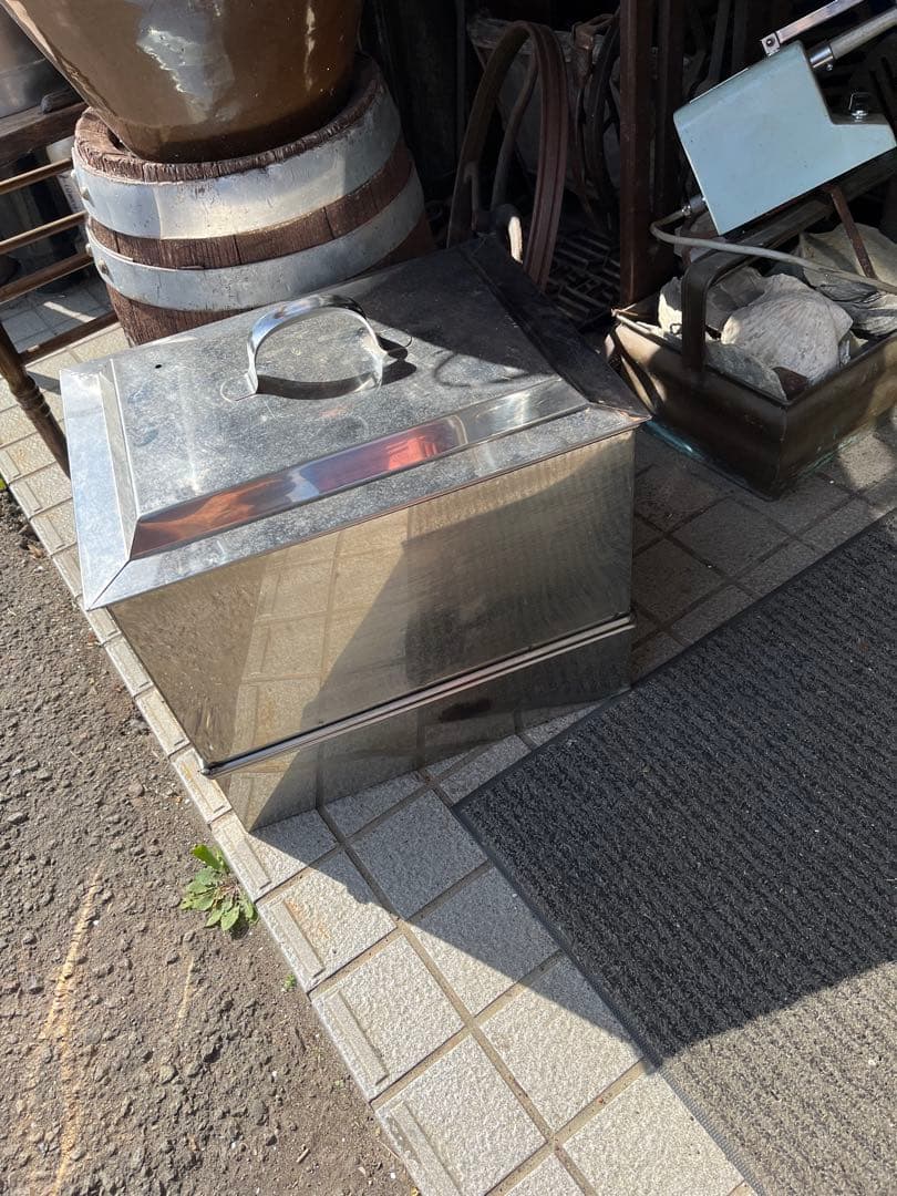 蒸し器 、2段 、ステンレス 、角蒸し器、蒸器・蒸篭・蒸籠・せいろ ・飲食店