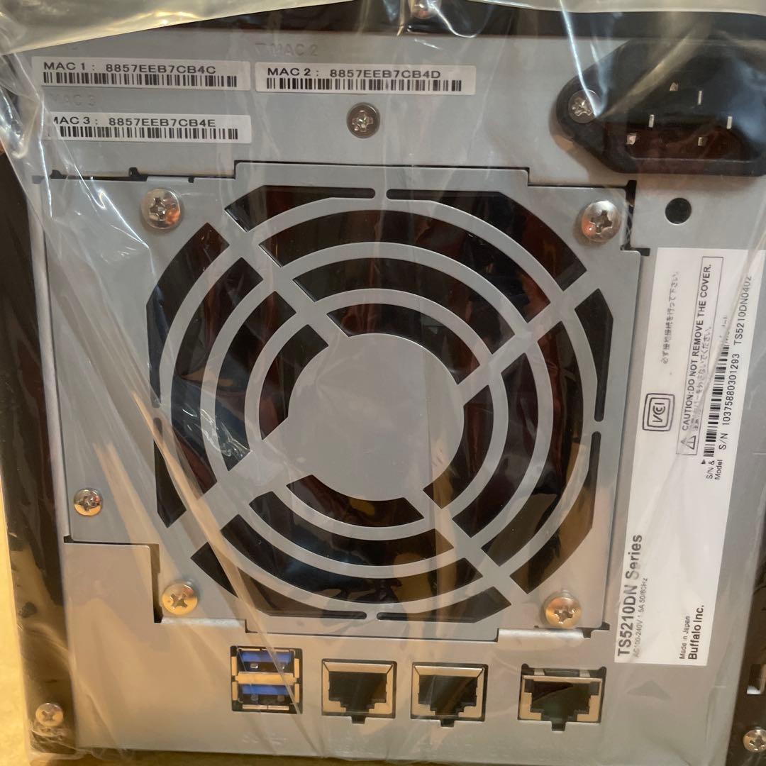 ゴ*ク様 BUFFALO/TS5210DN 2ベイ/2ドライブ　　4TB