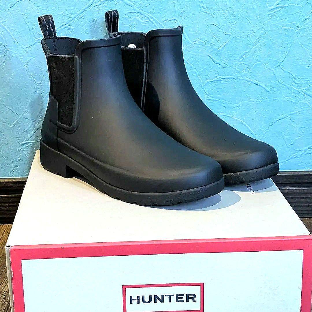 rinrin【新品】定価2.5万　HUNTER チェルシーブーツ UK4