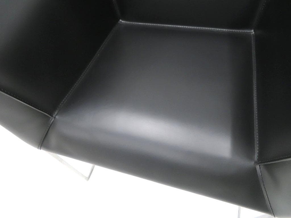 展示品　イタリア　FRAG　フラッグ　総本革　サドルレザー　チェア　ソファ