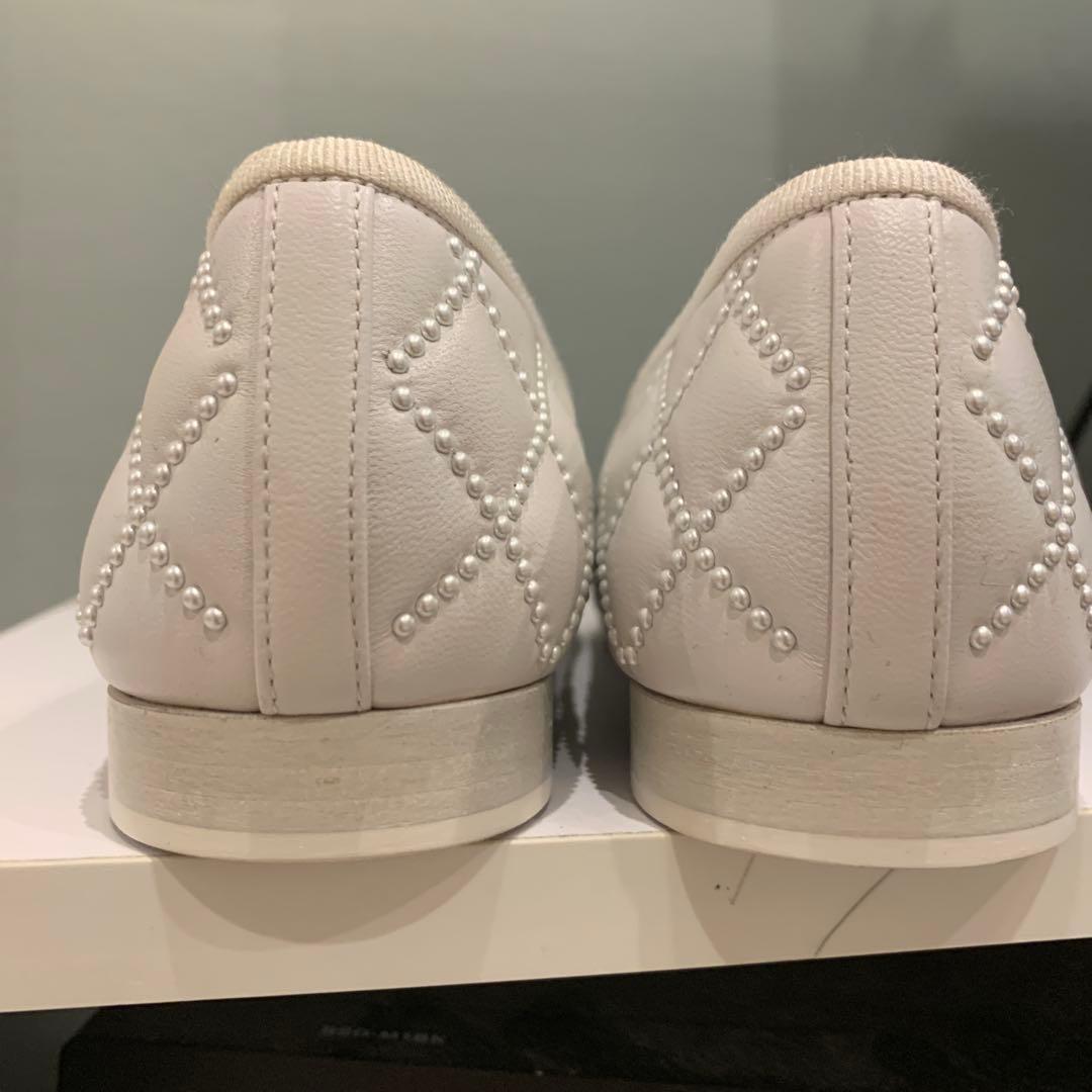 B*E様 CHANEL バレエシューズ ホワイト 34半　新品