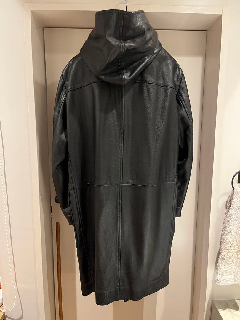 コムデギャルソンオム レザーダッフルコート COMME des GARÇONS