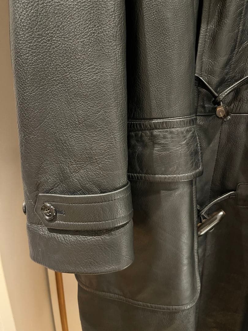 コムデギャルソンオム レザーダッフルコート COMME des GARÇONS