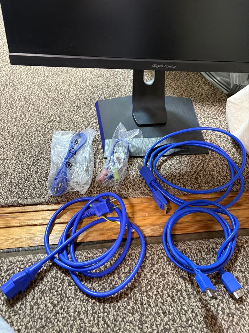 <y>GigaCrysta モニター 本体 ケーブル付き