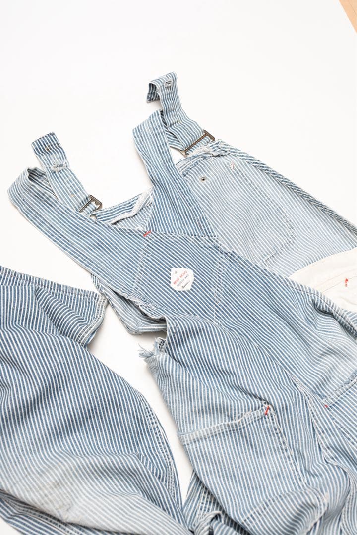 60s BIGMAC オーバーオール　ヒッコリー　古着　ヴィンテージ