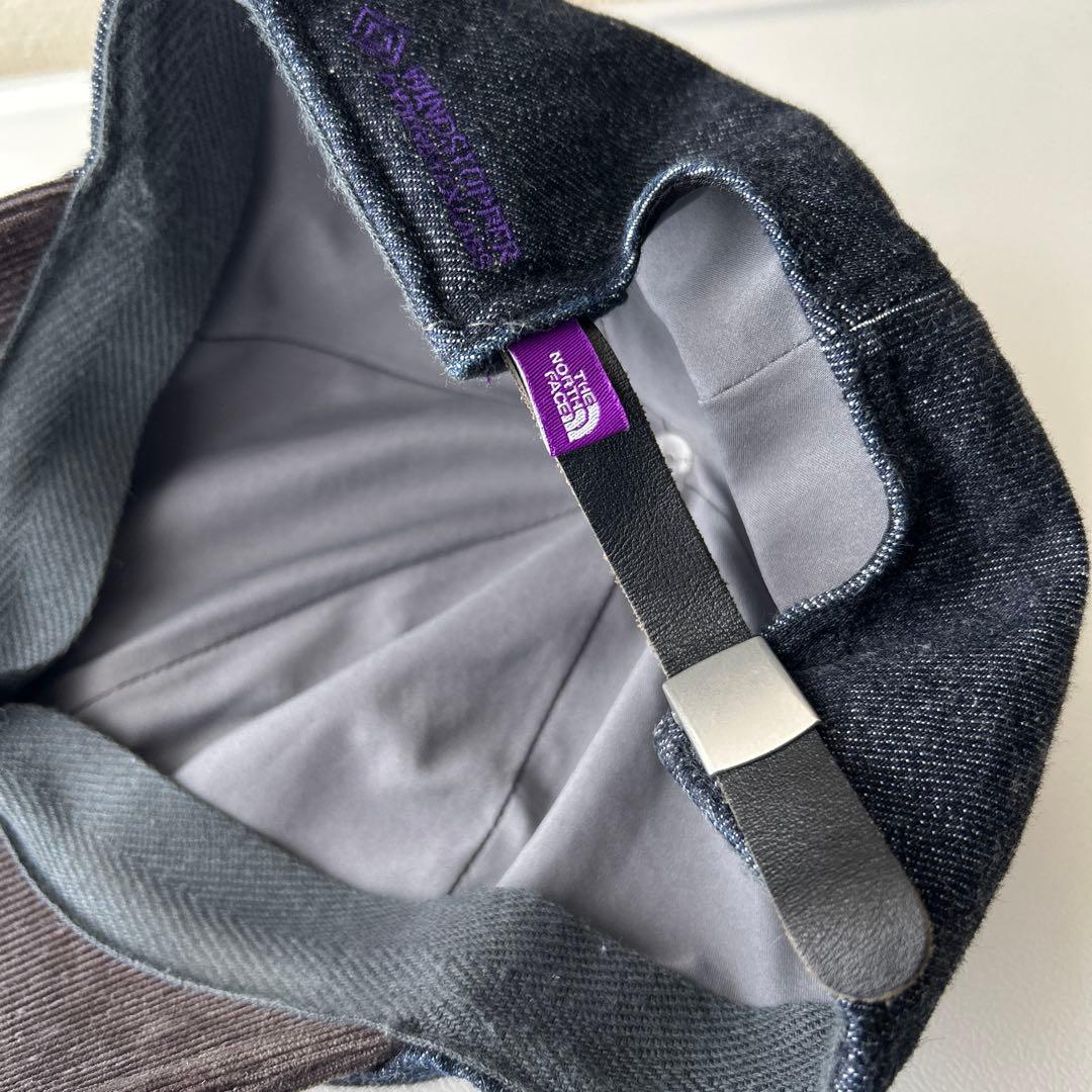 パープルレーベル　デニムウィンドストッパーキャップ　NN8400N