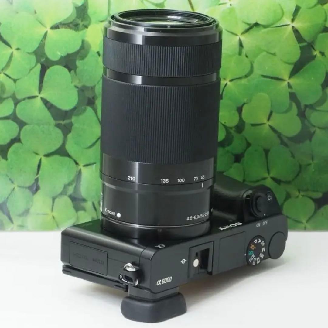 【美品】Wifi搭載❤️軽量 ソニーα6000 2420万画素ダブルレンズキット