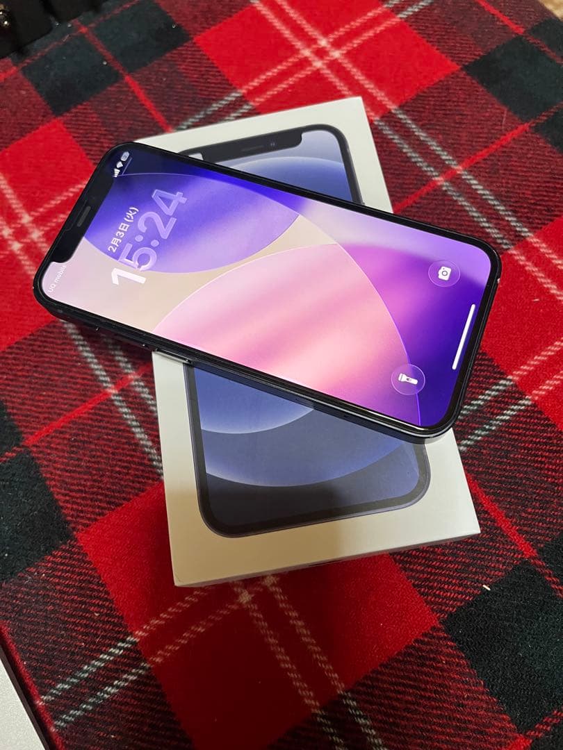 AppleiPhone12mini ブラック SIMフリー バッテリー100%