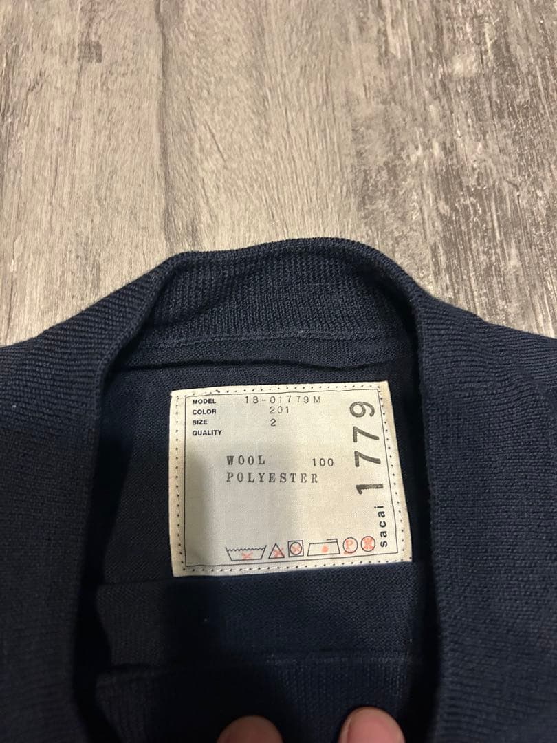 sacai サカイ ドローコードニット 2