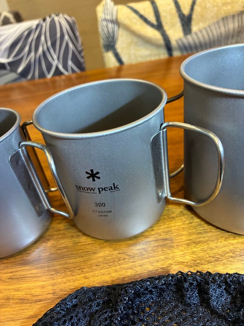  peak チタンマグカップセット 3個