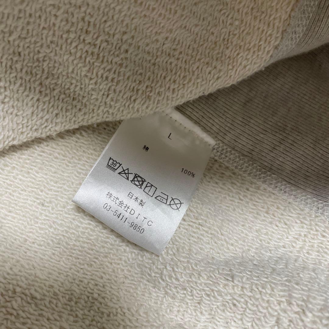 トップス BOWWOW 23AW JOHN PEACE CREW SWEAT SHIRTS