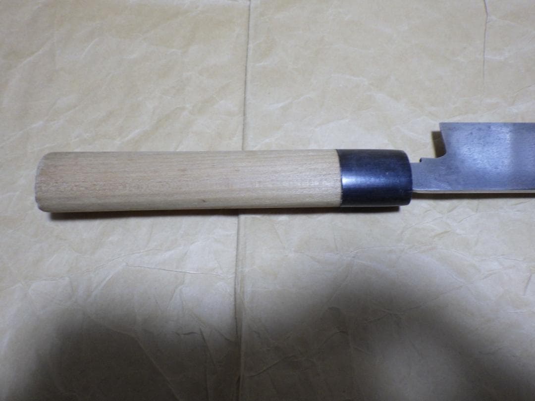 正本総本店★肉付包丁刃渡尺0寸★本水牛柄・玉白鋼★KS2833　　209