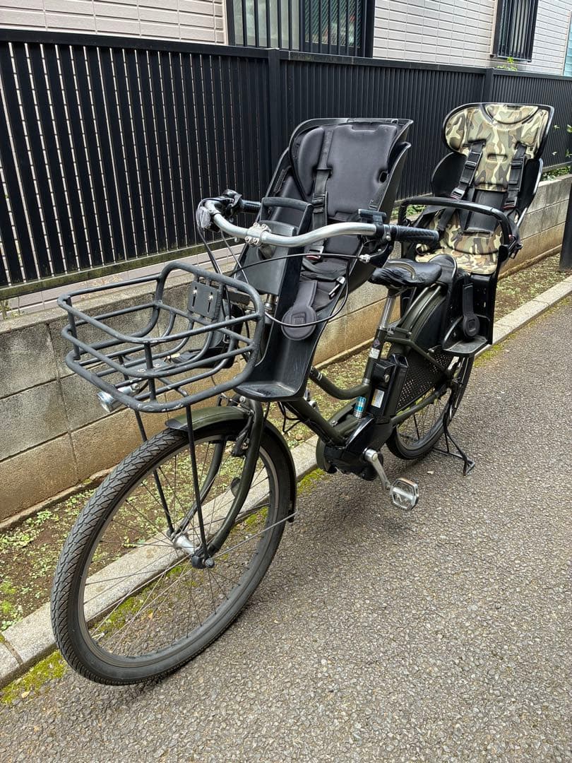 ※引取限定※都内 ハイディー2 電動アシスト自転車 チャイルドシート2つ付き