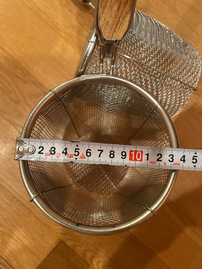 よ*ー様 ステンレス 茹で鍋 テボ2個セット 蓋付き 業務用