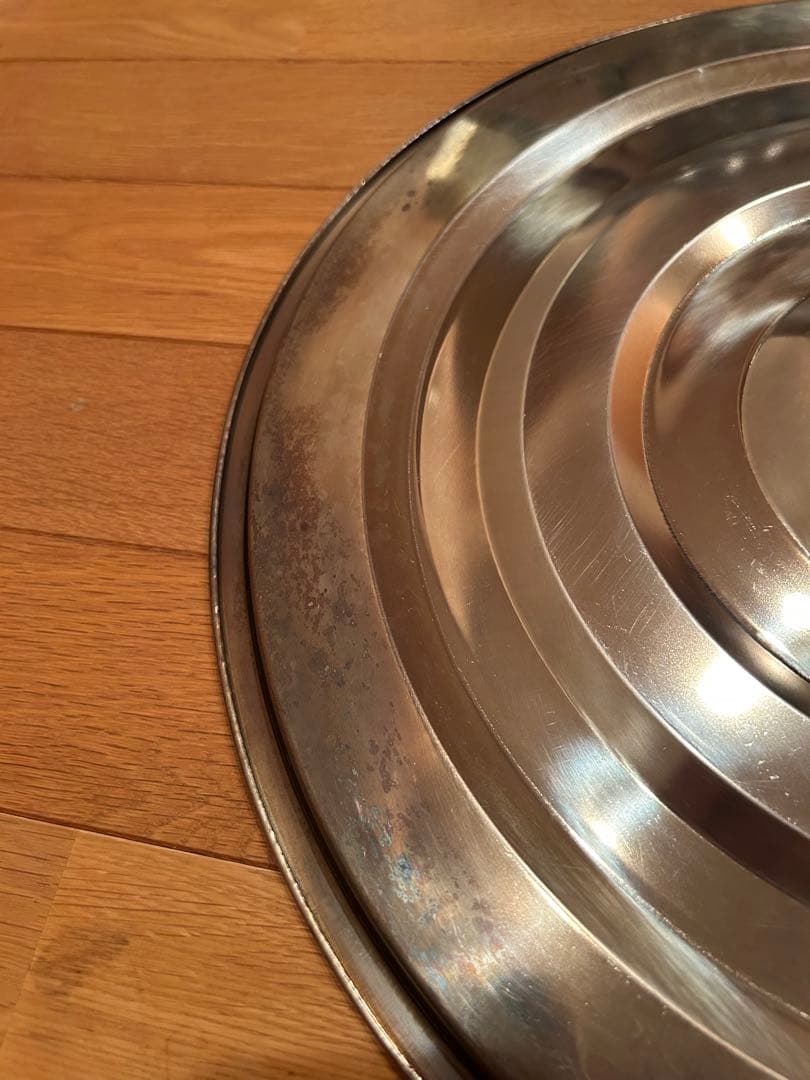 よ*ー様 ステンレス 茹で鍋 テボ2個セット 蓋付き 業務用