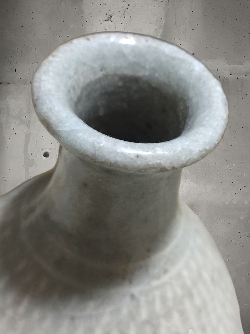 高麗青磁　李朝　象嵌　時代物　徳利　花入　骨董アンティーク