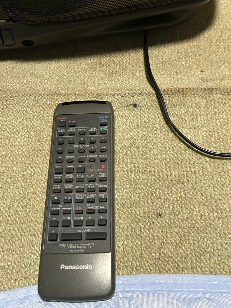 7.31迄 最終値下げPanasonicバブル期のCDラジカセ RX-DT909
