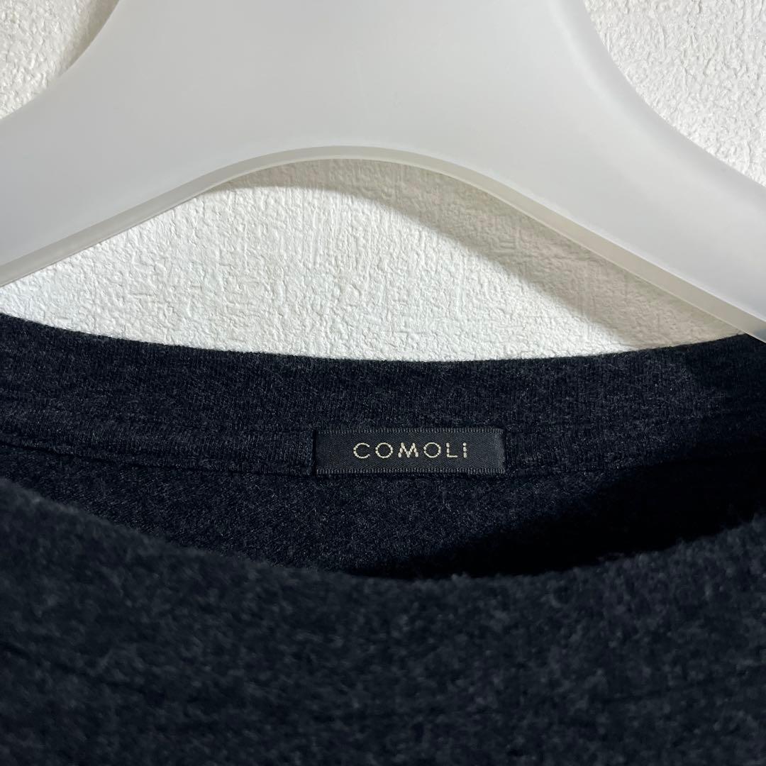 COMOLI (コモリ) ウール天竺 長袖クルー