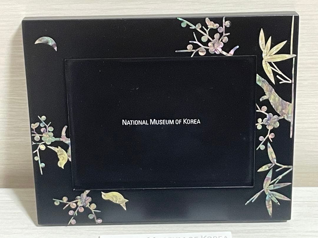 韓国　螺鈿　フォトフレーム　花鳥national museum of korea