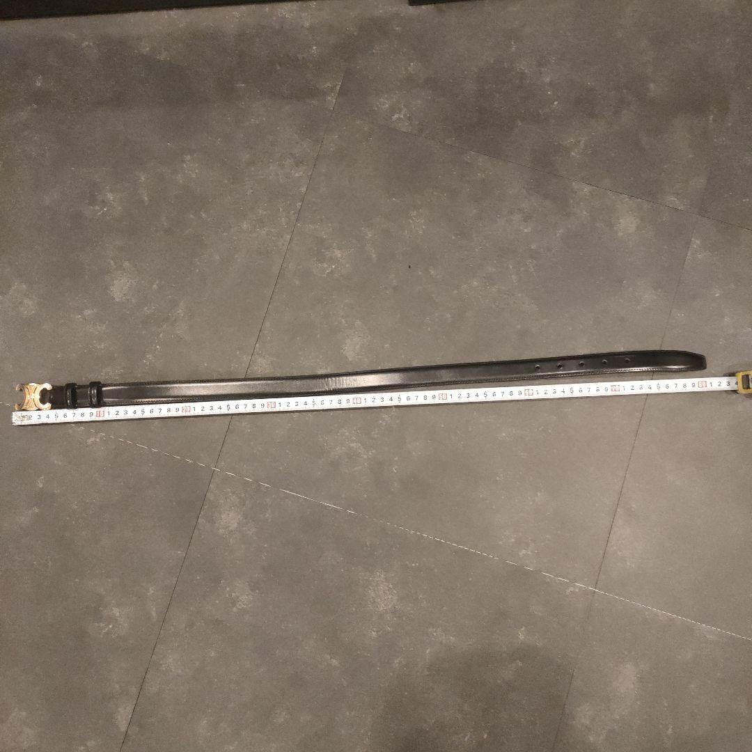 れ*ん様 CELINE ブラックベルト ゴールドバックル