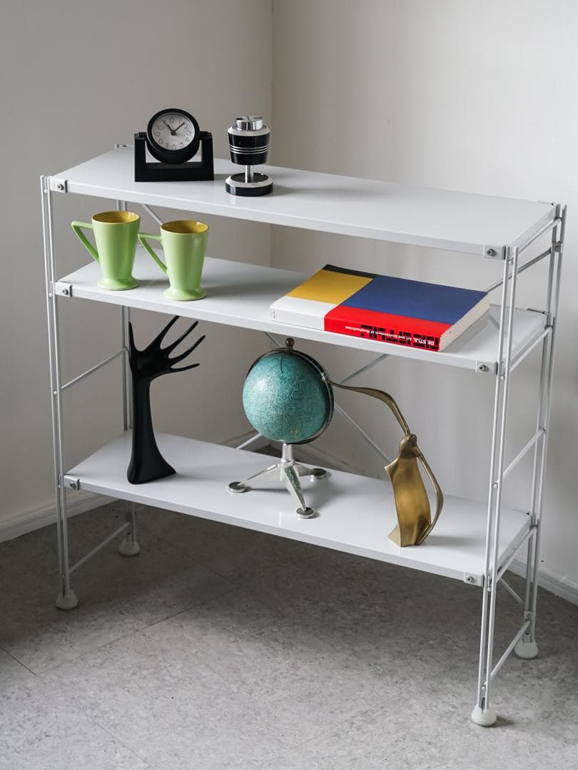 無印良品/muji ユニットシェルフ/ 棚 グレー インダストリアル