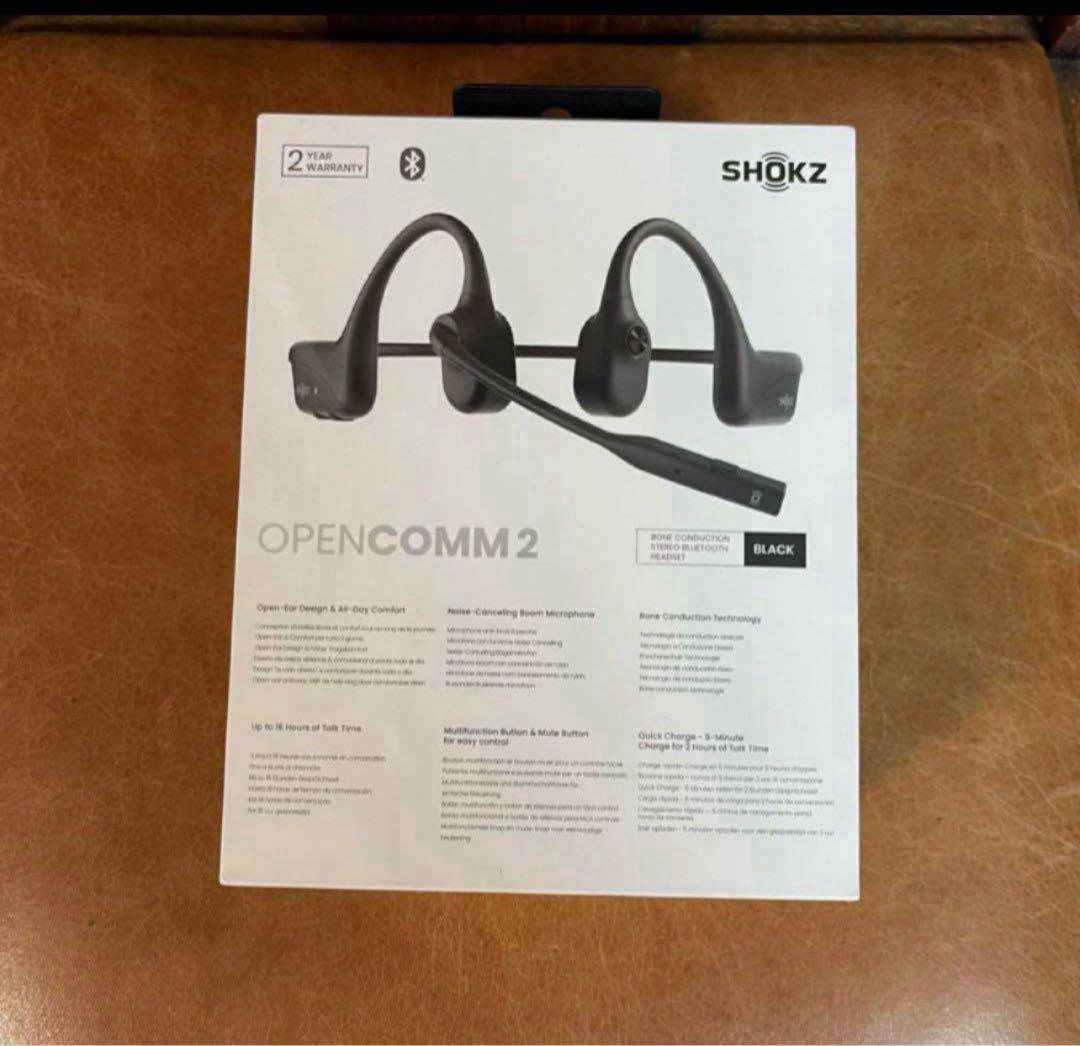 新品 未開封 Shokz SKZ-EP-000022 OpenComm2