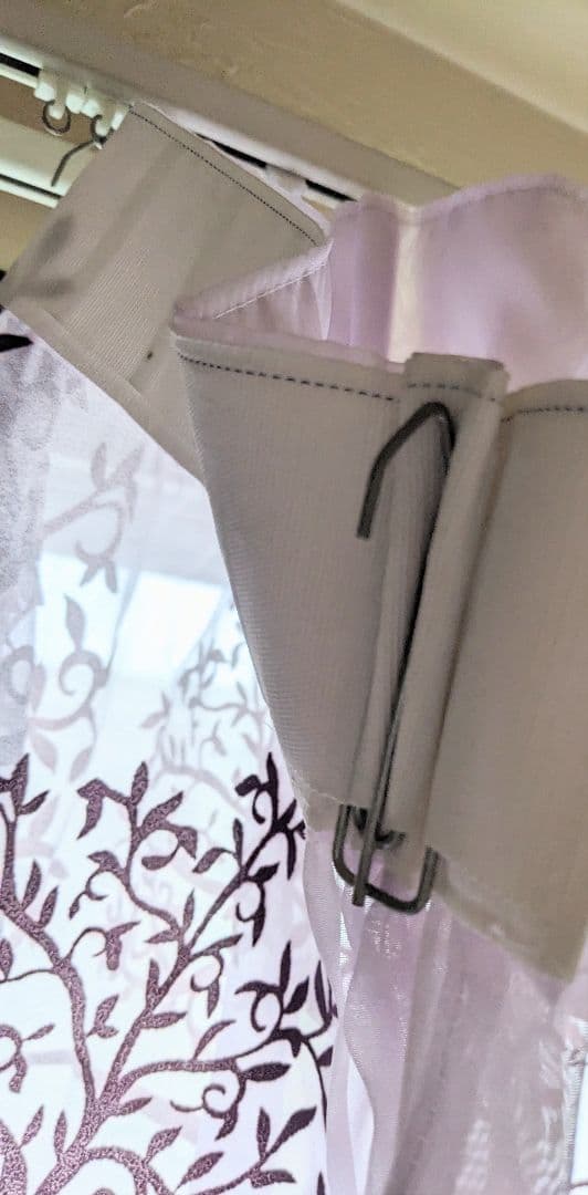 紫のカーテン　セット