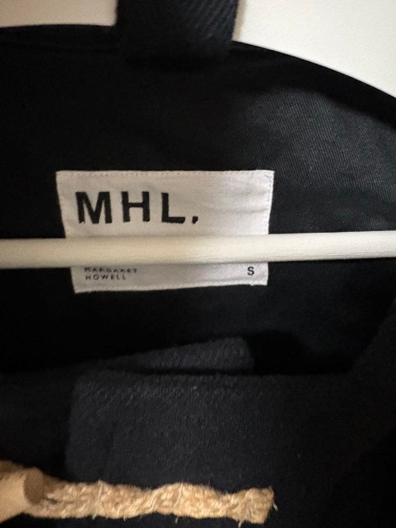 【最終値下げ】MHL. ブラック ダッフルコート Sサイズ
