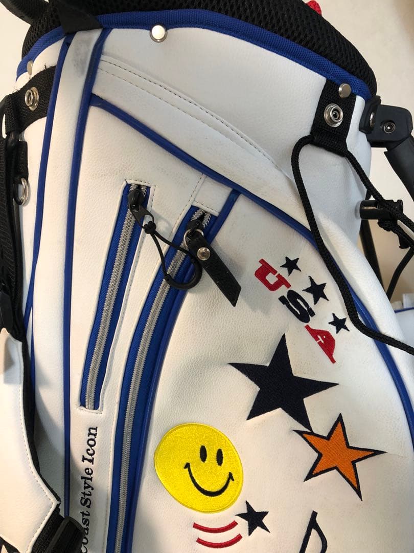 【送料込み】大人気　ブルーティーゴルフ　スマイル　キャディバッグ　ゴルフバッグ