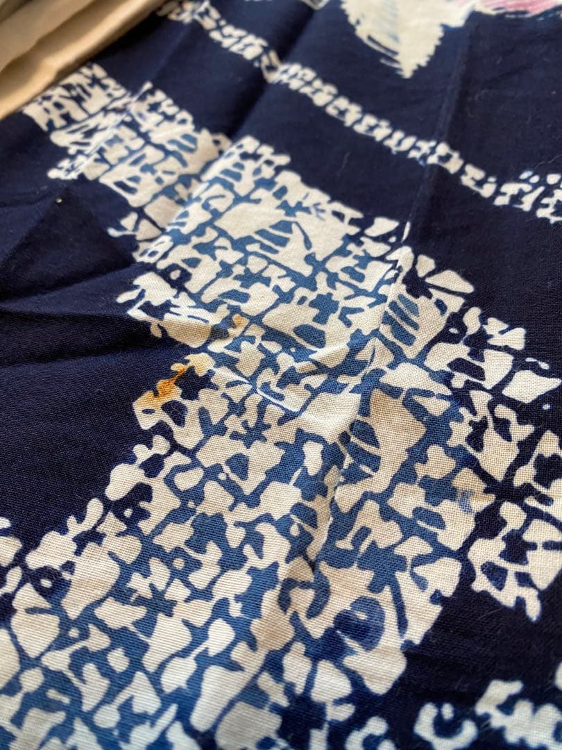 浴衣まとめ売り　7枚　浴衣　絞り柄　アンティーク