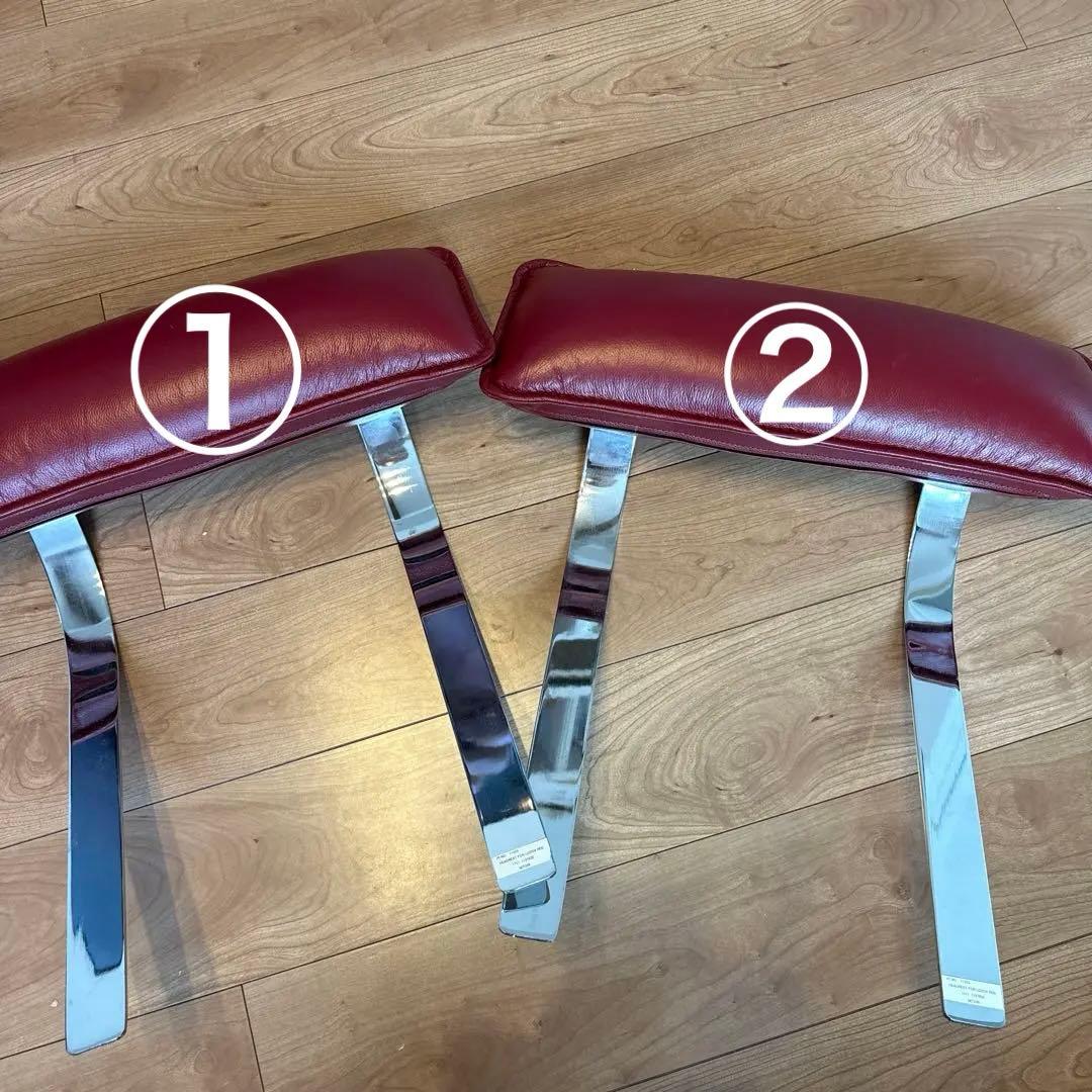 て*む様 NITORIニトリ ロゾ4本革　カウチソファー　カウチ　レッド　4人掛