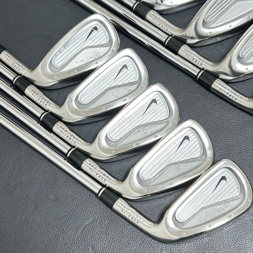 ナイキ プロコンボ Ti-FACE アイアン 9本 4-S スチールR 名器
