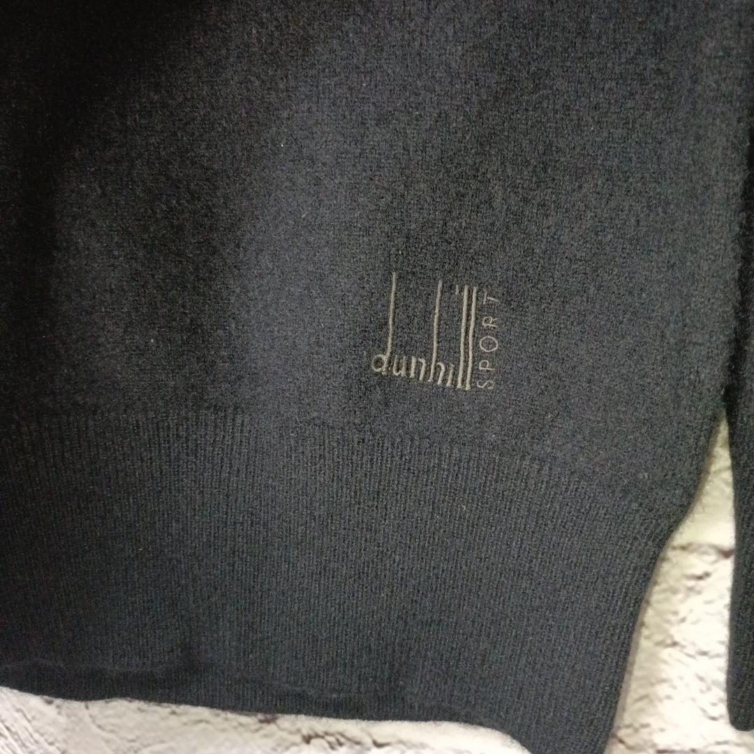 美品■dunhill カシミヤ100% タートルネックセーター ブラック
