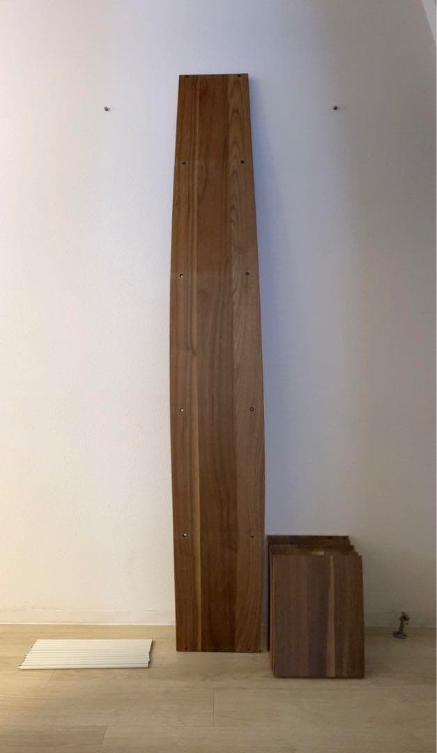 スタッキングシェルフ・追加５段・ウォールナット材（商品番号37265677）